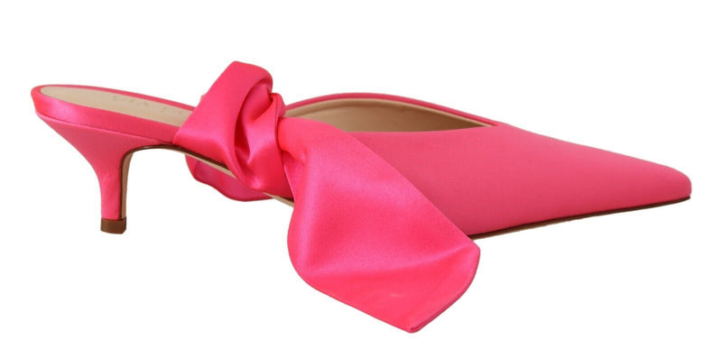 GIA COUTURE Chic Pink Kitten Heels for Elegant Women's Evenings