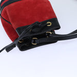 Gucci Ophidia Red Suede Shoulder Bag (Pre-Owned)