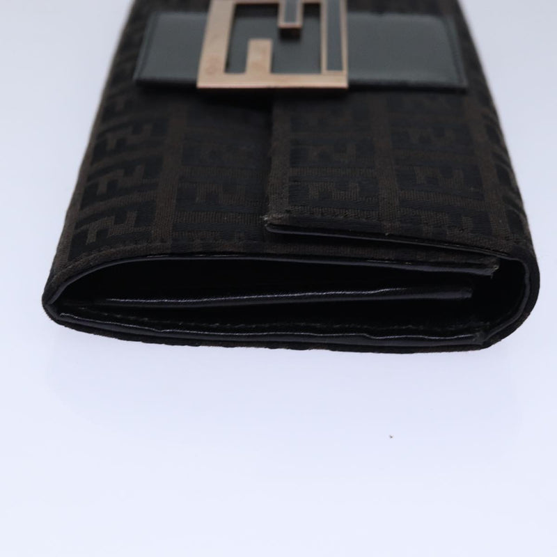 Fendi Brown Canvas Wallet  (Pre-Owned)