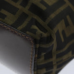 Fendi Zucca Multicolour Canvas Handbag (Pre-Owned)