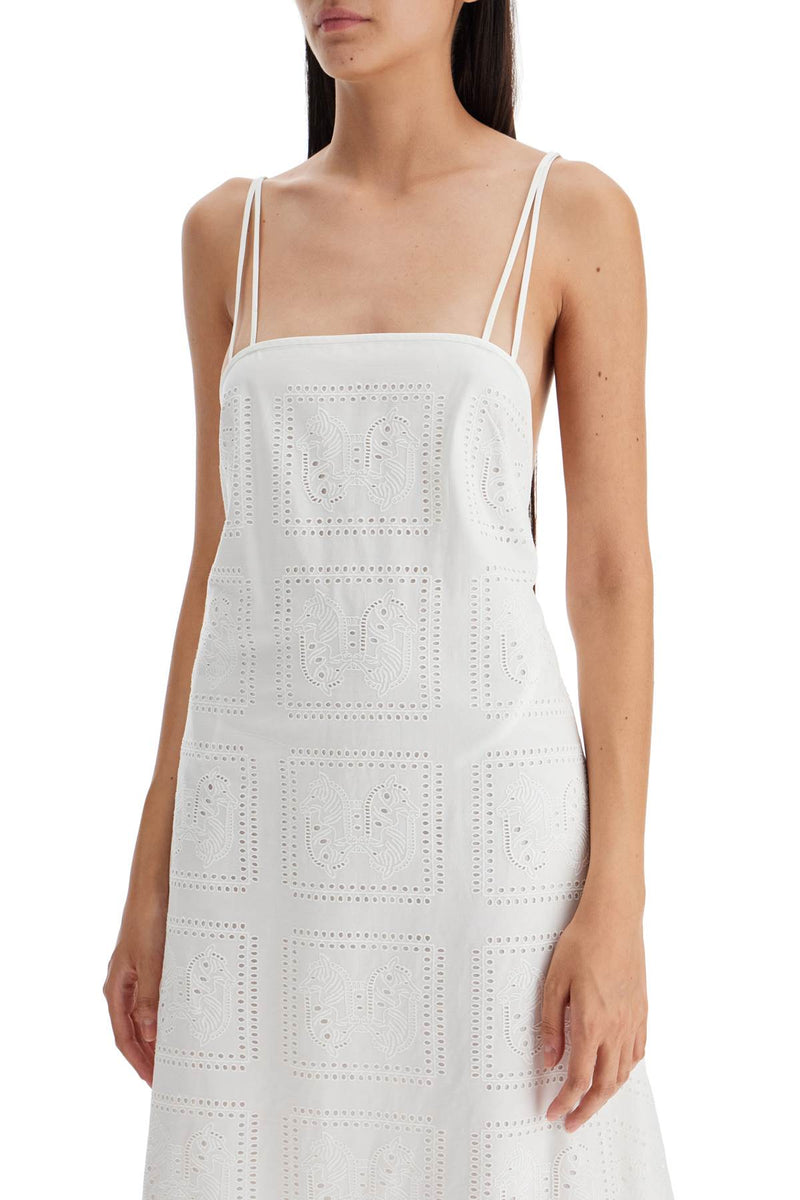 Tory Burch Women's Midi Lace Dress In Seven