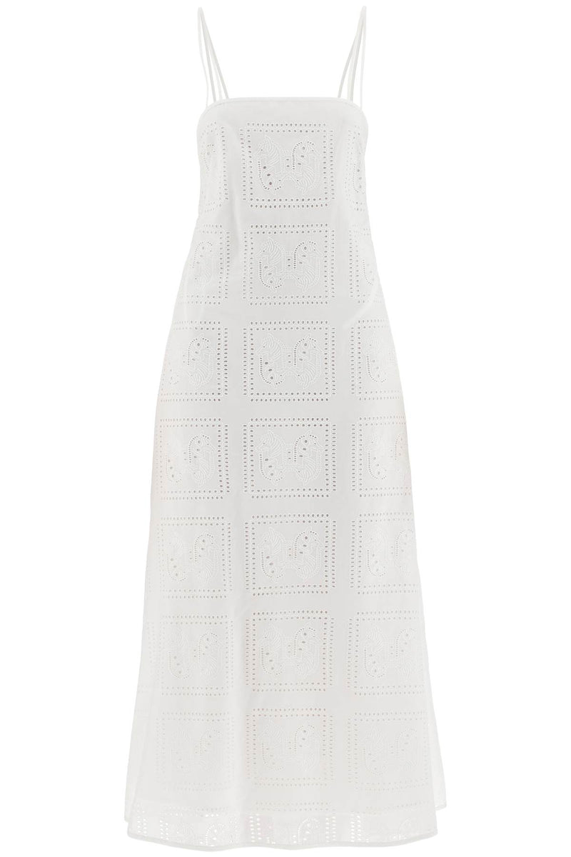 Tory Burch Women's Midi Lace Dress In Seven