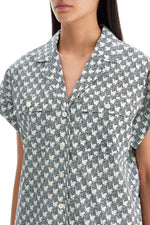 Tory Burch Women's Printed Poplin Camp Shirt