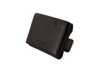 Dolce & Gabbana Elegant Black Leather Trifold Multi Men's Kit