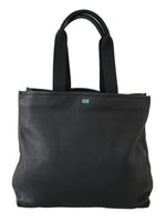 Dolce & Gabbana Elegant Black Leather Tote for Men's Men