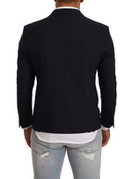 Domenico Tagliente Elegant Single Breasted Black Men's Jacket