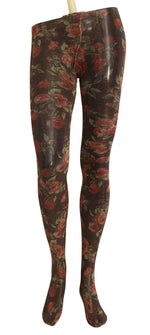 Dolce & Gabbana Floral Print Nylon Women's Tights