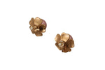 Dolce & Gabbana Elegant Floral Crystal Pearl Clip-On Women's Earrings