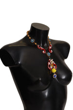 Dolce & Gabbana Multicolor Crystal Statement Women's Necklace