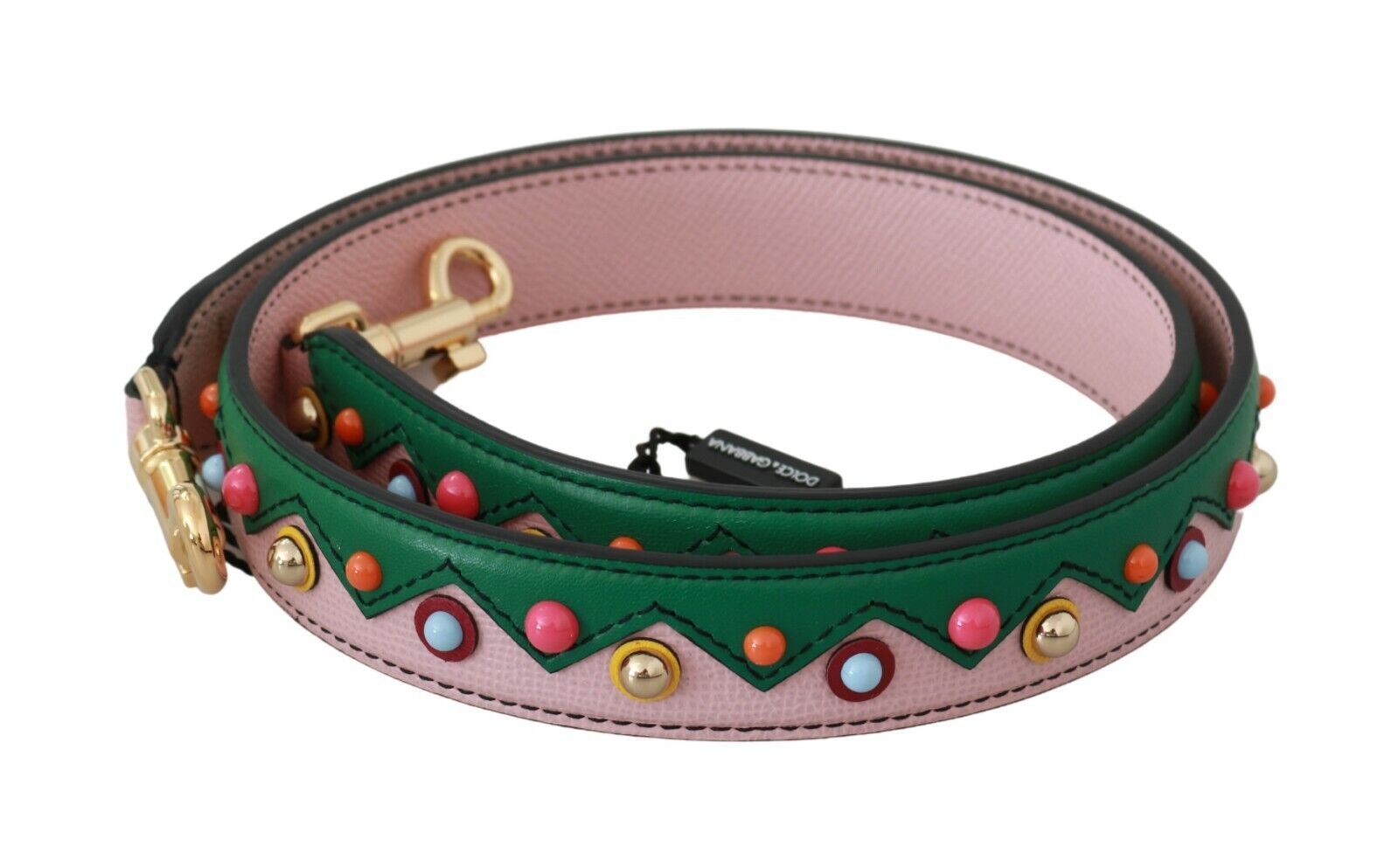 Dolce & Gabbana Elegant Multicolor Leather Shoulder Men's Strap