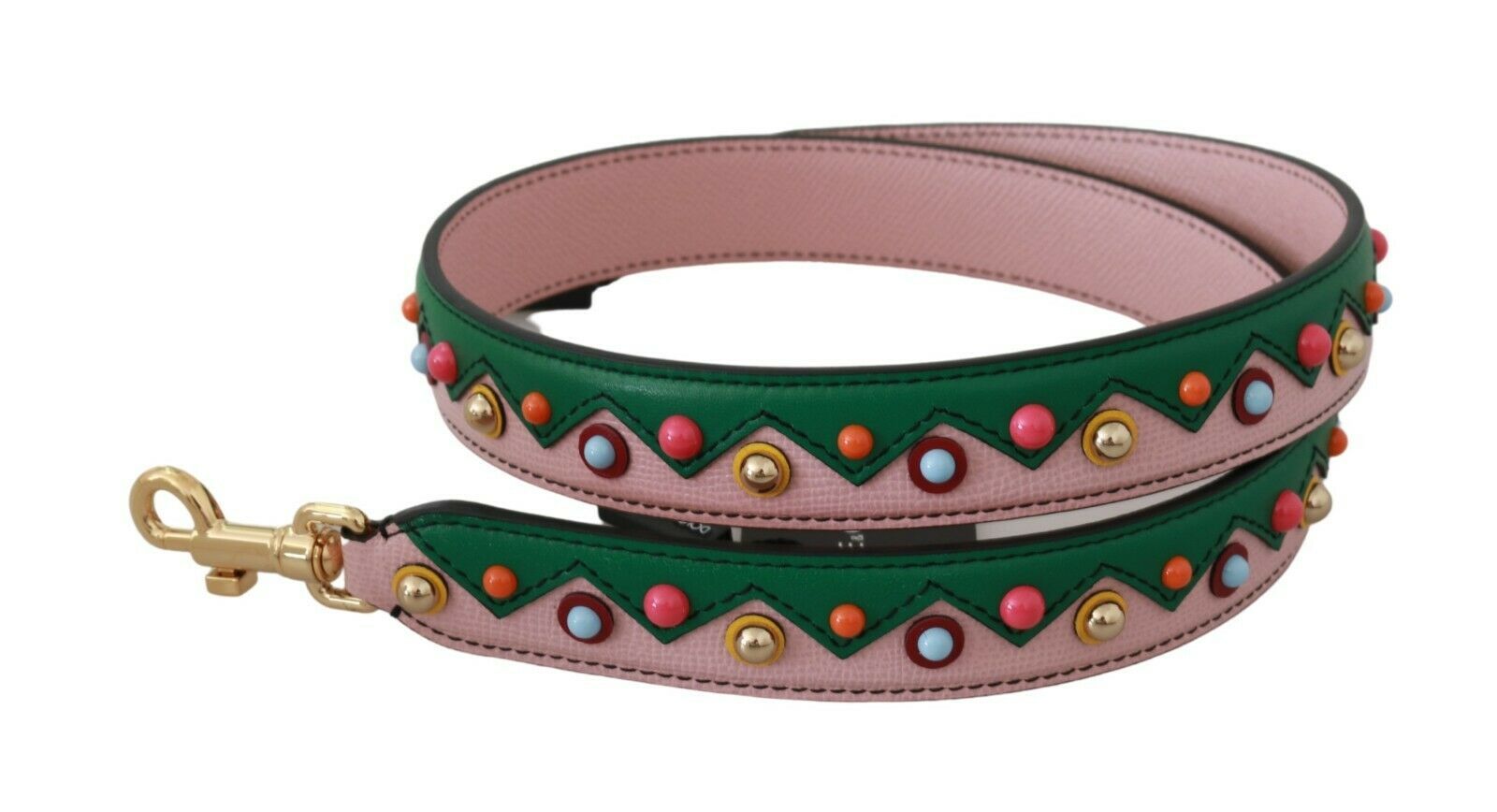 Dolce & Gabbana Elegant Multicolor Leather Shoulder Men's Strap