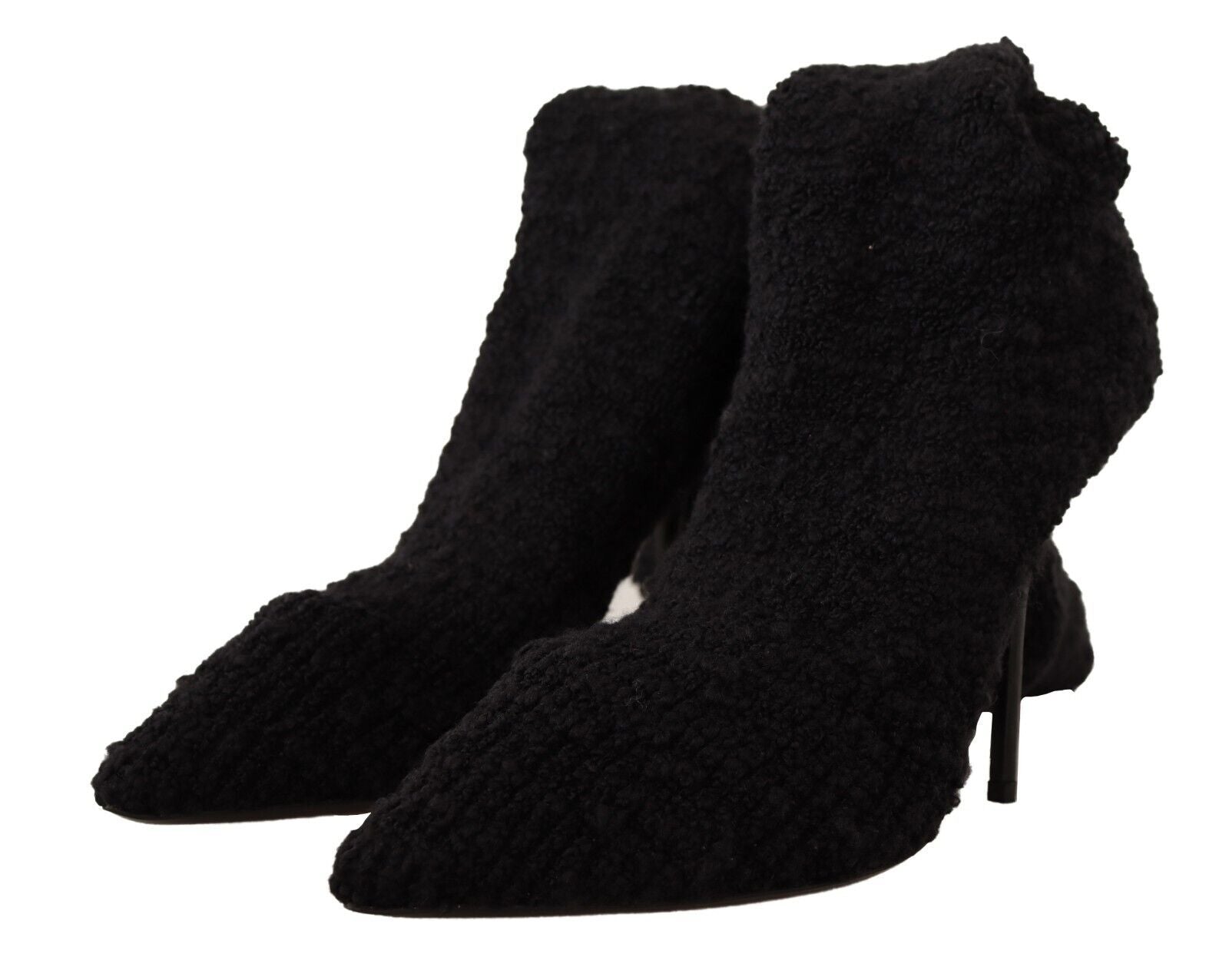 Dolce & Gabbana Chic Black Stretch Sock Women's Boots