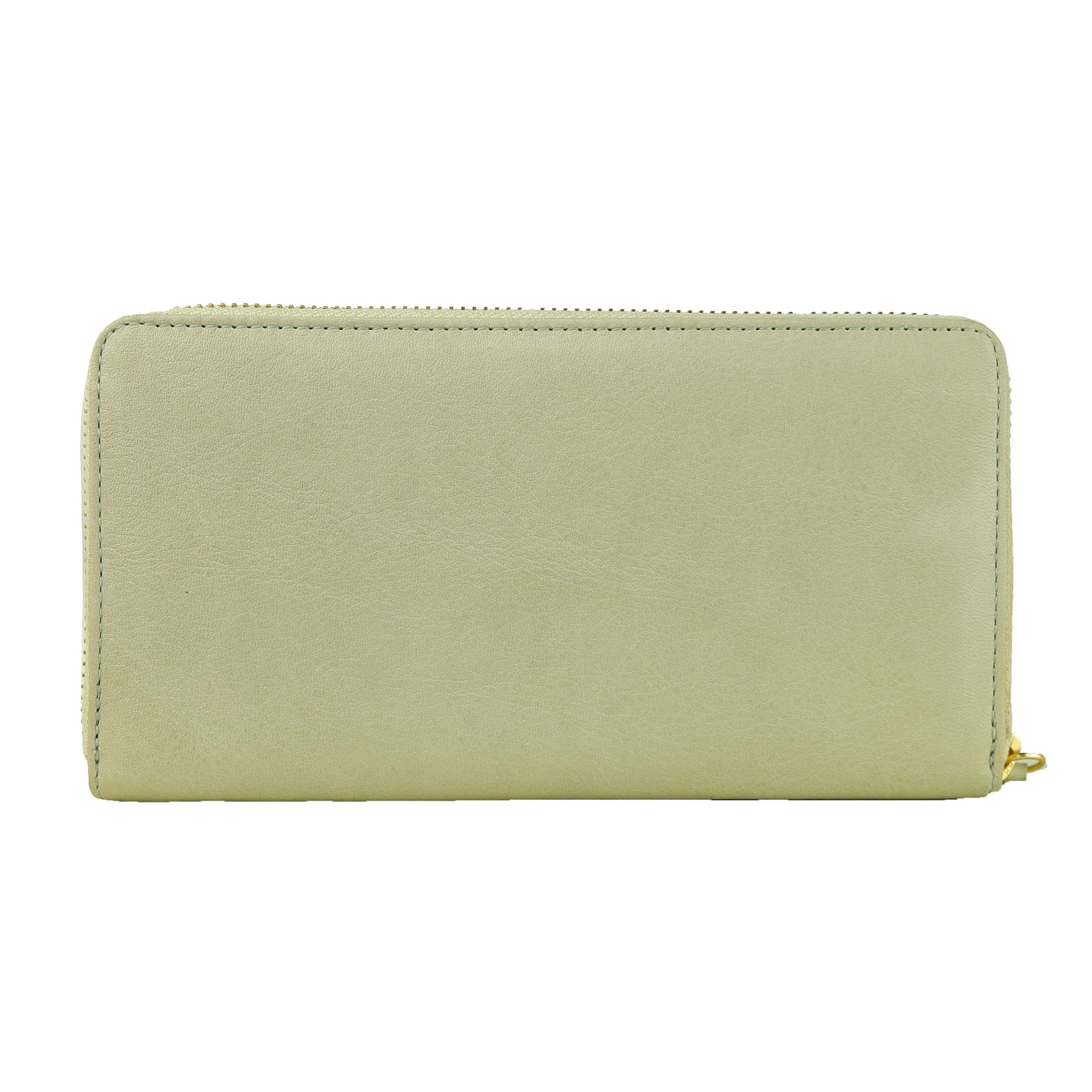 Cavalli Class Gray Calfskin Women Women's Wallet