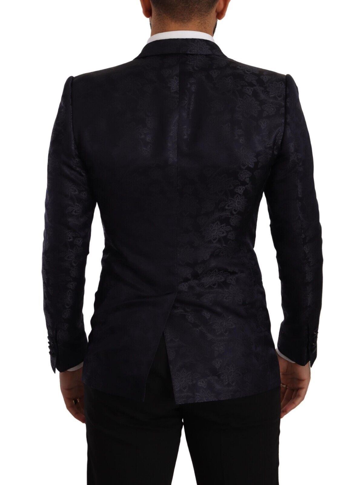 Dolce & Gabbana Elegant Dark Blue MARTINI Formal Men's Blazer