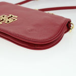 Tory Burch Red Leather Shoulder Bag (Pre-Owned)