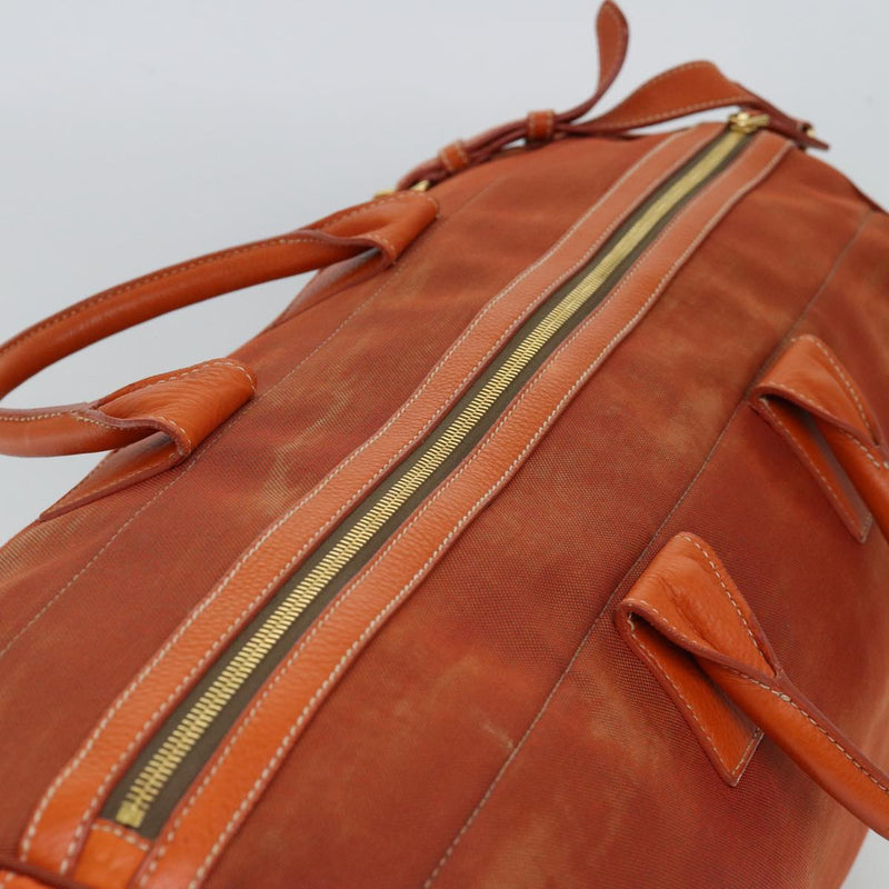 Prada -- Orange Canvas Travel Bag (Pre-Owned)