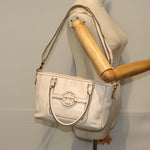 Tory Burch White Leather Handbag (Pre-Owned)