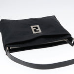 Fendi Black Canvas Shoulder Bag (Pre-Owned)