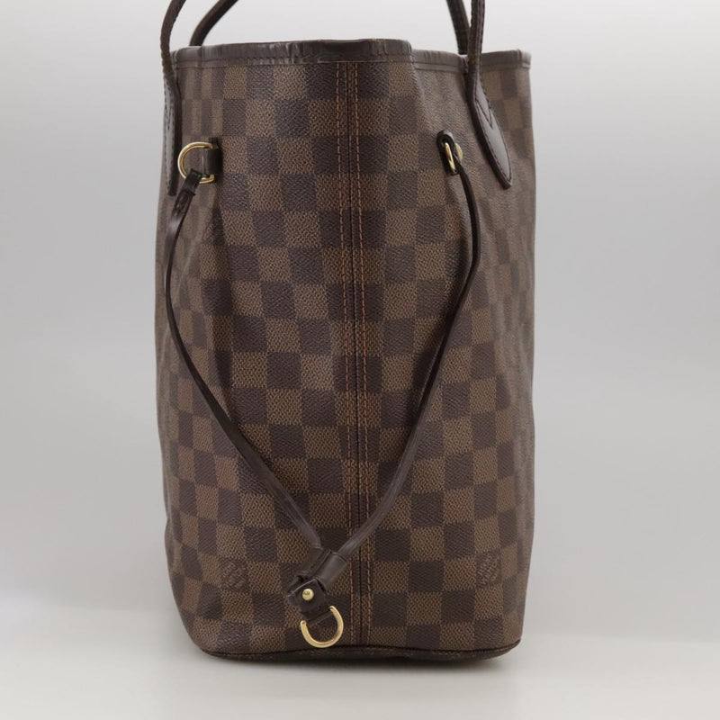 Louis Vuitton Neverfull Mm Brown Canvas Tote Bag (Pre-Owned)