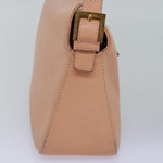 Fendi Mamma Baguette Pink Leather Shoulder Bag (Pre-Owned)