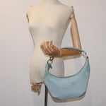 Gucci Hobo Blue Canvas Shoulder Bag (Pre-Owned)