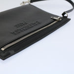 Balenciaga Black Leather Clutch Bag (Pre-Owned)