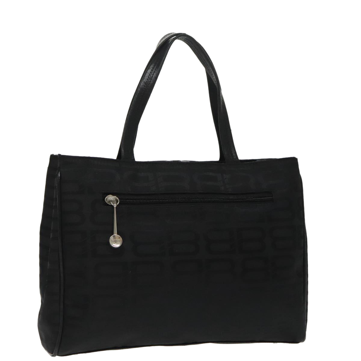 Balenciaga Bb Logo Black Synthetic Tote Bag (Pre-Owned)