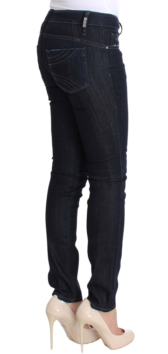 Costume National Chic Slim Fit Skinny Blue Women's Jeans