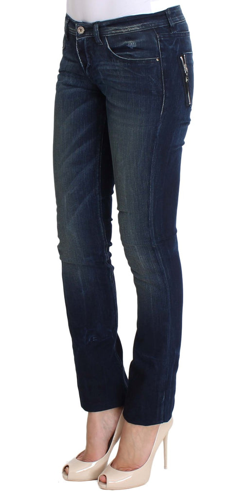 Costume National Chic Slim Fit Skinny Blue Women's Jeans