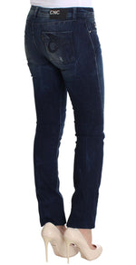 Costume National Chic Slim Fit Skinny Blue Women's Jeans