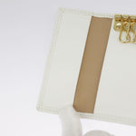 Dior Trotter White Canvas Wallet  (Pre-Owned)