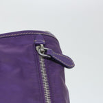 Prada Tessuto Purple Synthetic Shoulder Bag (Pre-Owned)