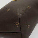 Valentino Garavani Brown Canvas Clutch Bag (Pre-Owned)