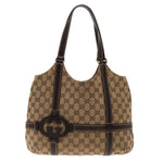 Gucci Beige Canvas Tote Bag (Pre-Owned)