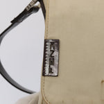 Fendi Beige Canvas Shoulder Bag (Pre-Owned)