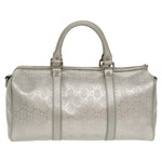 Gucci Silver Leather Travel Bag (Pre-Owned)