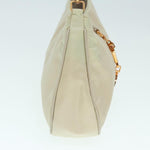 Prada Tessuto White Synthetic Shoulder Bag (Pre-Owned)