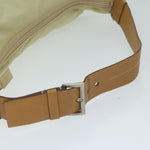 Prada Tessuto Beige Synthetic Shoulder Bag (Pre-Owned)