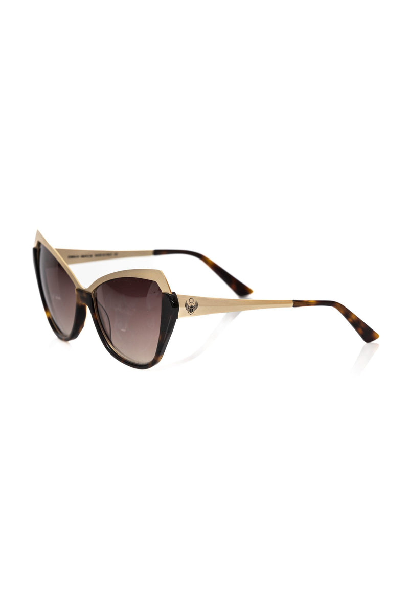 Frankie Morello Black Acetate Women's Women's Sunglass