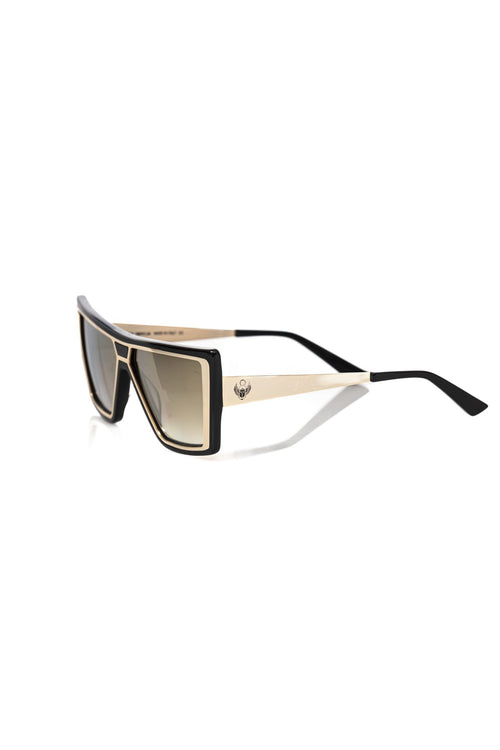 Frankie Morello Black Acetate Women's Women's Sunglass