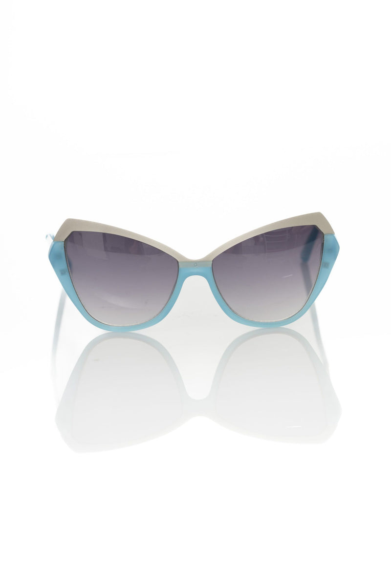 Frankie Morello Light Blue Acetate Women's Women's Sunglass