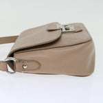 Miu Miu Vitello Beige Leather Shoulder Bag (Pre-Owned)