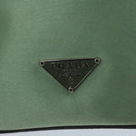 Prada Green Synthetic Clutch Bag (Pre-Owned)