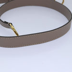 Fendi Grey Leather Belt  (Pre-Owned)