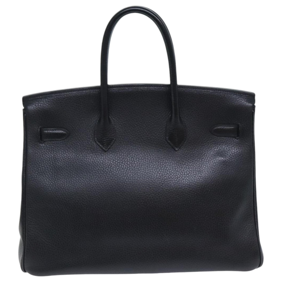 Hermès Birkin 35 Black Leather Handbag (Pre-Owned)