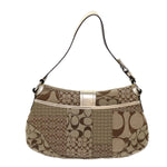 Coach Beige Canvas Shoulder Bag (Pre-Owned)