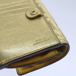 Fendi Zucca Gold Canvas Wallet  (Pre-Owned)