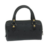 MCM Visetos Black Canvas Handbag (Pre-Owned)