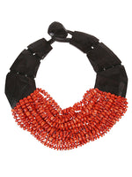 Monies Women's Bijoux Coral Red