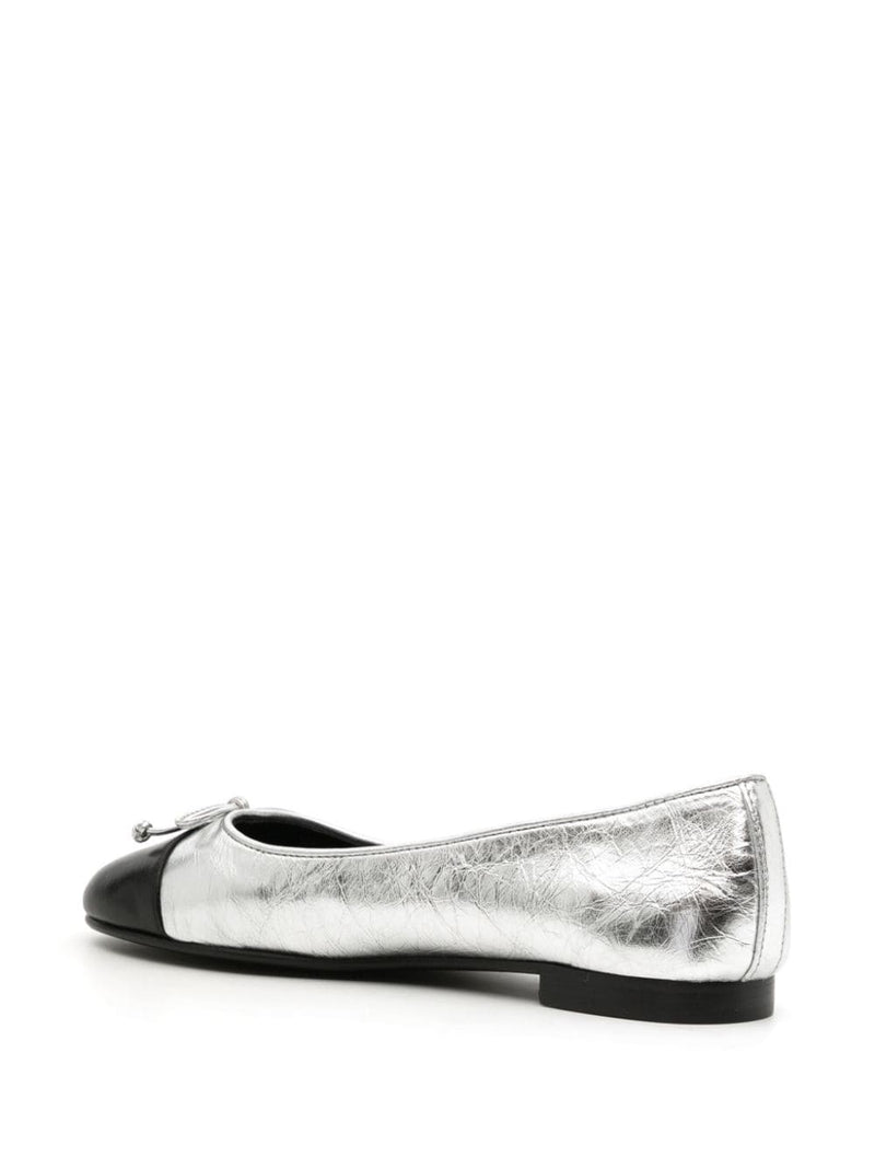 Tory Burch Women's Flat Shoes Silver